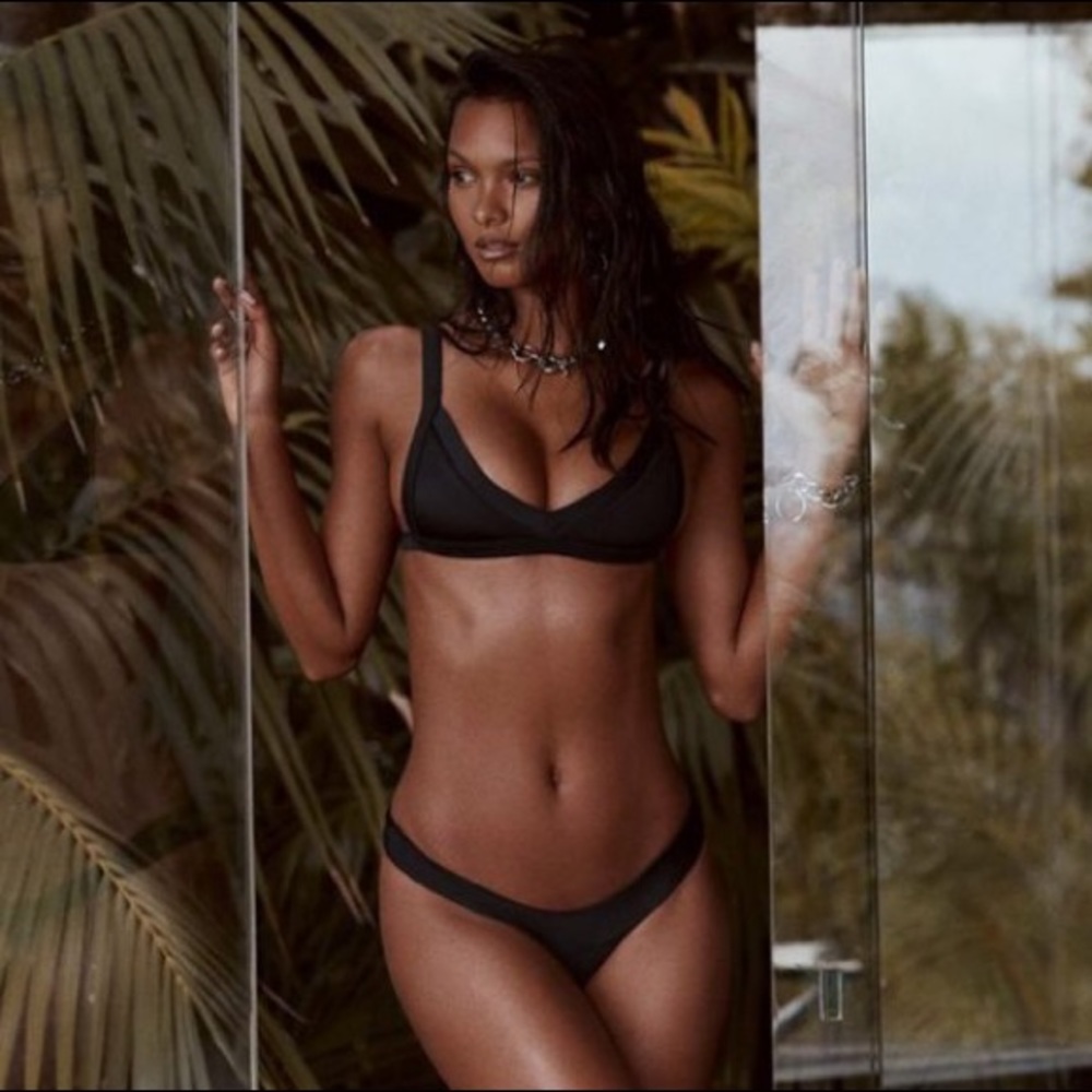 FAE Swim Onyx Top & High Waisted Bikini Bottom